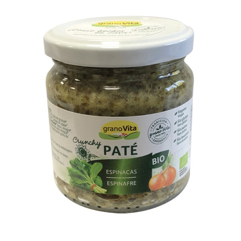 Comprar online PATE CRUNCHY DE ESPINACAS BIO 175 gr de GRANOVITA. Imagen 1