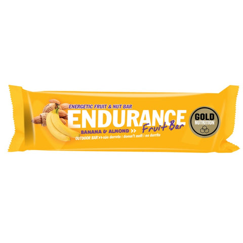 Comprar online ENDURANCE FRUIT BAR PLATAN0/ALM 40g 35 UN de GOLD NUTRION. Imagen 1