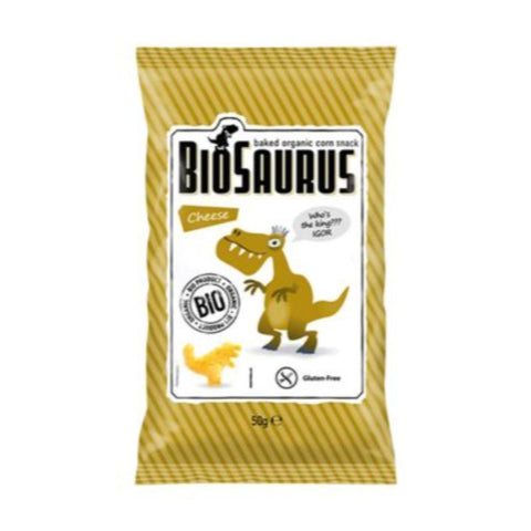 Comprar online BIOSAURUS SNACK SABOR QUESO BIO 50 g de BIOSAURUS. Imagen 1