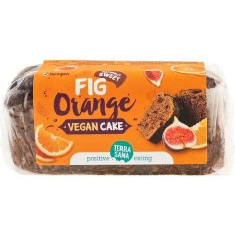 Comprar online VEGAN CAKE HIGO & NARANJA 350 G de TERRASANA. Imagen 1