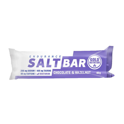 Comprar online ENDURANCE SALT BAR CHOCO & AVELLANA 40g 15 UN de GOLD NUTRION. Imagen 1
