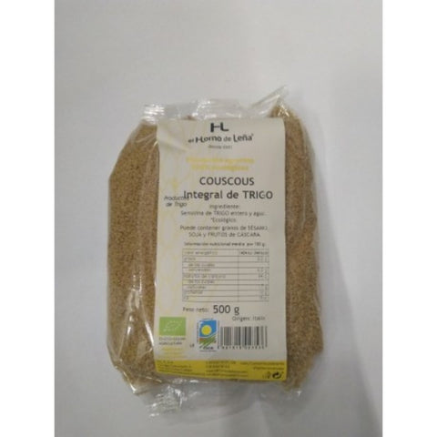 Comprar online COUS COUS TRIGO INTEGRAL ECO 500 gr de HORNO DE LEÑA. Imagen 1