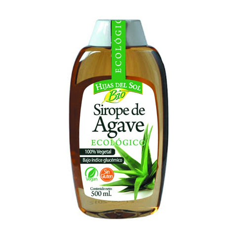 Comprar online SIROPE DE AGAVE ECOLOGICO 500 ml HIJAS DEL SOL de YNSADIET. Imagen 1