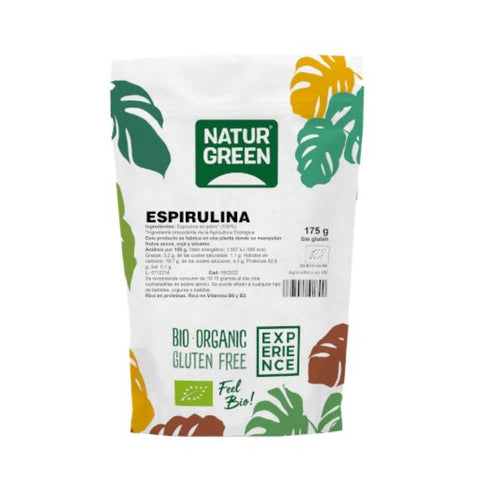 Comprar online NATURGREEN EXPERIENCE ESPIRULINA DOYPACK BIO 175 G de NATURGREEN. Imagen 1