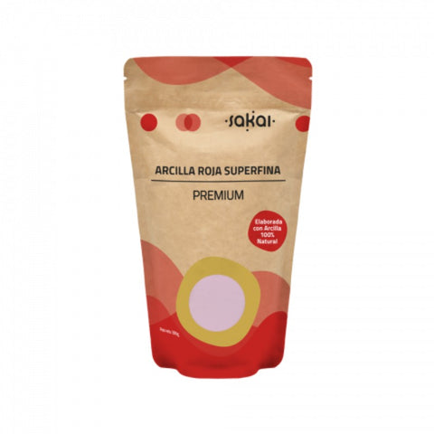 Comprar online ARCILLA ROJA SUPERFINA 300 g Bolsa de SAKAI. Imagen 1