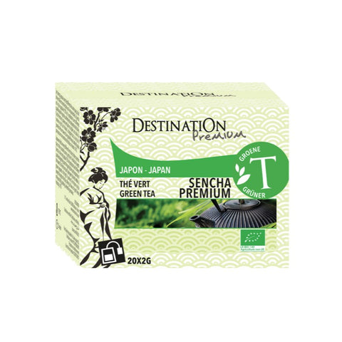 Comprar online TE VERDE SENCHA JAPON SOBRES BIO 20 X 2 gr de DESTINATION. Imagen 1