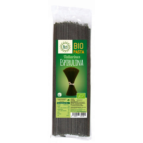 Comprar online TALLARINES CON ESPIRULINA BIO 250 g de SOLNATURAL. Imagen 1