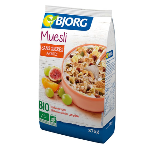 Comprar online MUESLI FRUTAS SIN AZUCAR AÑADIDO BIO 375 gr de BJORG. Imagen 1