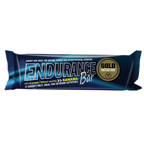 Comprar online ENDURANCE BAR PLATANO 60g 15 UN de GOLD NUTRION. Imagen 1