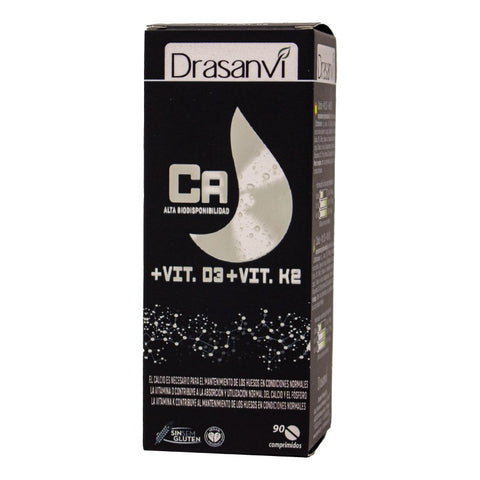 Comprar online MINERAL CALCIO VITAMINA D3+K2 90 Comp de DRASANVI. Imagen 1