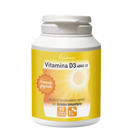 Comprar online VITAMINA D3 4000UI 90 Vcaps de PLAMECA. Imagen 1
