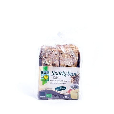 Comprar online SNCKEBROT QUESO Y ALCARAVEA BIO 200 gr de BOHLSENER MÜHLE. Imagen 1