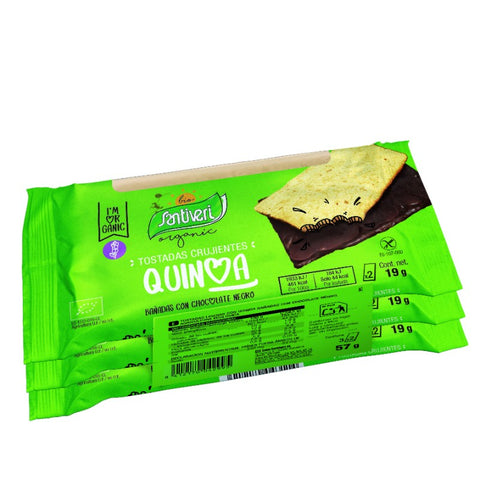 Comprar online TOSTADAS QUINOA CHOCN. BIO 2*3 de SANTIVERI. Imagen 1