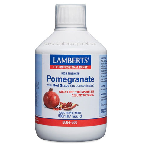 Comprar online CONCENTRADO DE GRANADAS Y UVAS 500 ml de LAMBERTS. Imagen 1