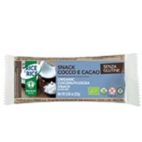 Comprar online SNACK ARROZ CON COCO Y CACAO BIO 25 gr SIN GLUTEN de RICE&RICE. Imagen 1