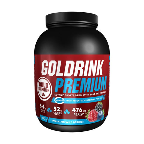 Comprar online GOLD DRINK PREMIUM FRUTOS SILVESTRES 750 G de GOLD NUTRION. Imagen 1