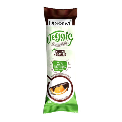 Comprar online VEGGIE BAR CHOCO NARANJA 40 gr de DRASANVI. Imagen 1