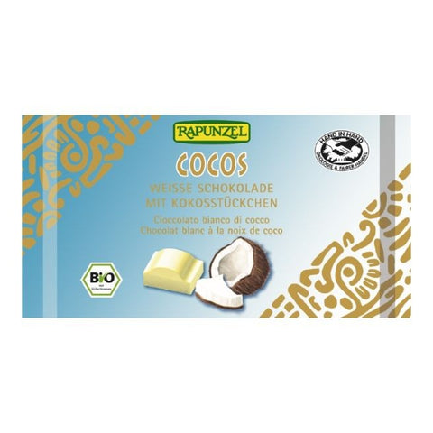 Comprar online SNACK CHOCOLATE BLANCO/COCO RAPUNZ.100 G de RAPUNZEL. Imagen 1
