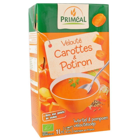 Comprar online CREMA ZANAHORIA CALABAZA PRIMEAL 1L de PRIMEAL. Imagen 1