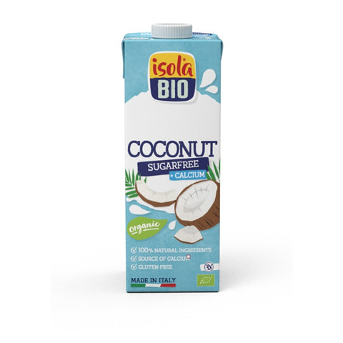 Comprar online BEBIDA DE COCO SIN AZUCAR CON CALCIO BIO 1 Litro de ISOLA BIO. Imagen 1