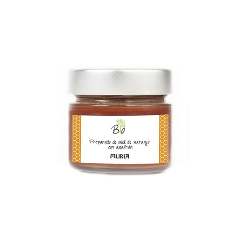Comprar online PREPARADO MIEL de NARANJO y AZAFRAN ECO 250g de MURIA BIO. Imagen 1