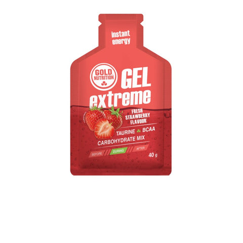 Comprar online EXTR. GEL  TAURINA/FRESA 40g 24 UN de GOLD NUTRION. Imagen 1