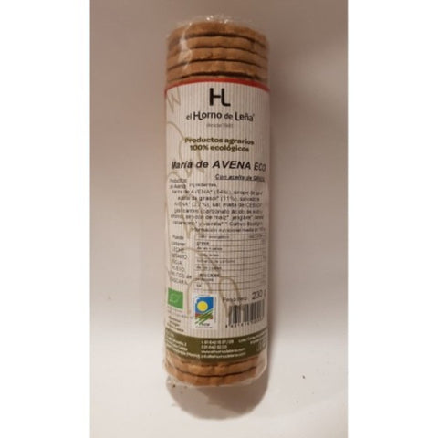 Comprar online MARIA DE AVENA C/AGAVE RULO 230 gr de HORNO DE LEÑA. Imagen 1