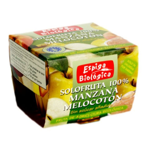 Comprar online SOLOFRUTA MANZ/MELOCT 2x100 gr de ESPIGA BIOLOGICA. Imagen 1