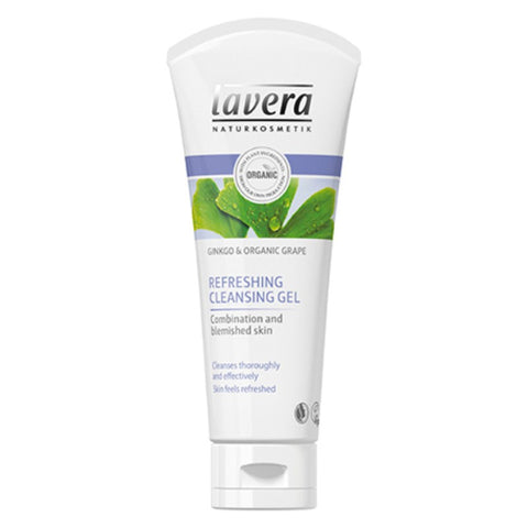 Comprar online GEL LIMPIADOR REFRESCANTE UVA Y GINKGO 100ml de LAVERA. Imagen 1