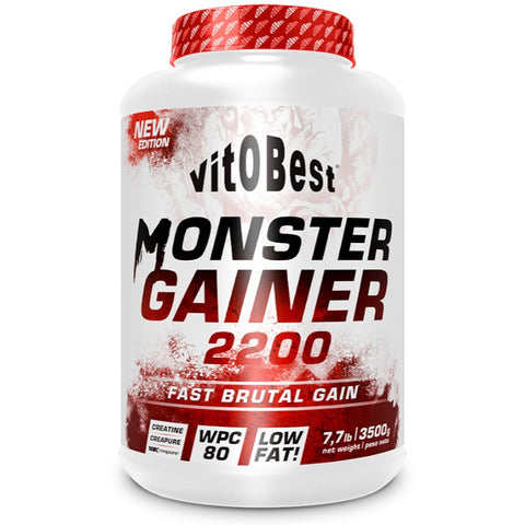 Comprar online MONSTER GAINER 2200 DE 3,5 kg CHOCOLATE de VIT.O.BEST. Imagen 1