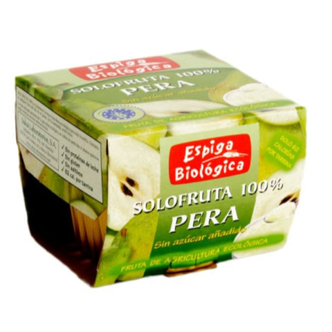 Comprar online SOLOFRUTA PERA 2 x 100 gr de ESPIGA BIOLOGICA. Imagen 1