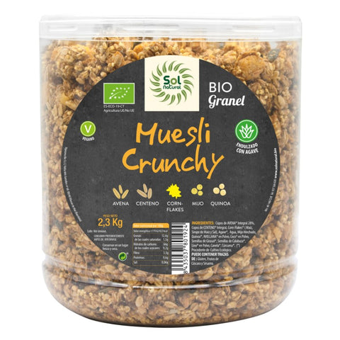 Comprar online MUESLI CRUNCHY AGAVE BIO 1300 g de SOLNATURAL. Imagen 1
