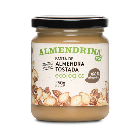Comprar online PASTA ECO 100% ALMENDRA TOSTADA TARRO CRISTAL 250 de KLAM. Imagen 1