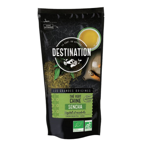 Comprar online TE VERDE SENCHA CHINO BIO 80 gr de DESTINATION. Imagen 1