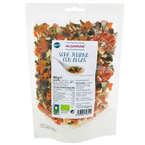 Comprar online SOPA JULIANA CON ALGAS 175 GRAMOS de ALGAMAR. Imagen 1