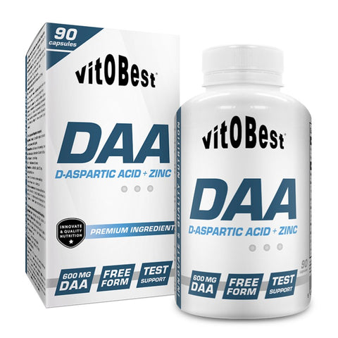Comprar online DAA (D-ASPARTIC ACID + ZINC) 90 Caps de VIT.O.BEST. Imagen 1