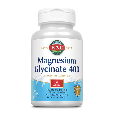Comprar online GLYCINATE MAGNESIUM 400 90 Comp de KAL. Imagen 1