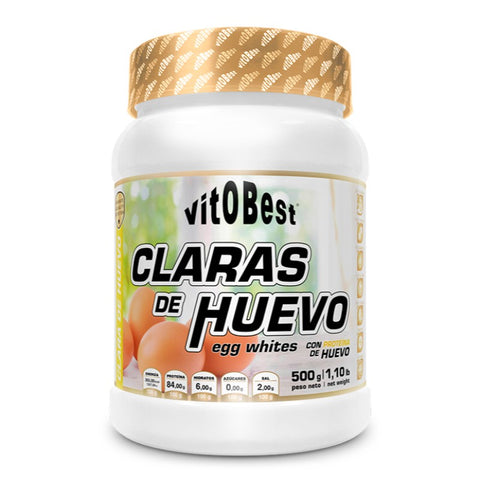 Comprar online CLARA DE HUEVO 500 gr POLVO de VIT.O.BEST. Imagen 1