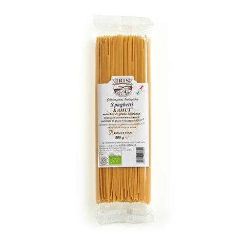 Comprar online SPAGHETTI KAMUT TRIGO KHORASAN IRIS 500G de IRIS. Imagen 1