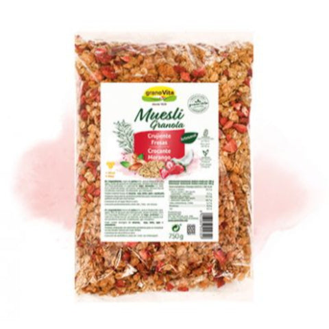 Comprar online MUESLI CRUJIENTES FRESAS 750 gr de GRANOVITA. Imagen 1