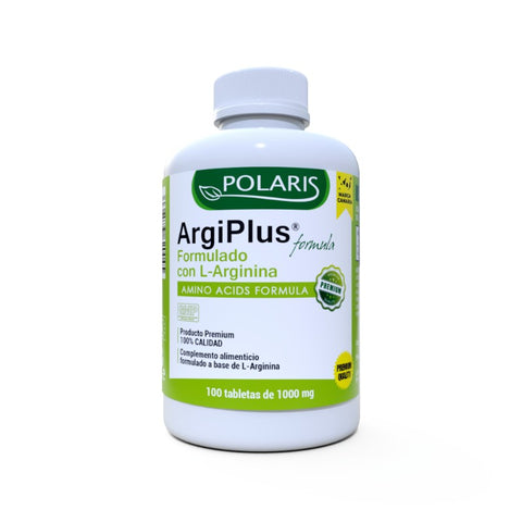 Comprar online ARGIPLUS FORMULA (L ARGININA) 1000 MG 100 TAB de POLARIS. Imagen 1