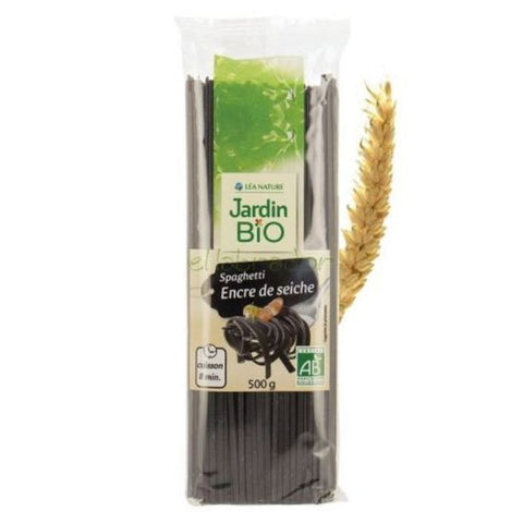 Comprar online SPAGHETTI NEGROS CON TINTA DE CALAMAR 500G de JARDIN BIO. Imagen 1