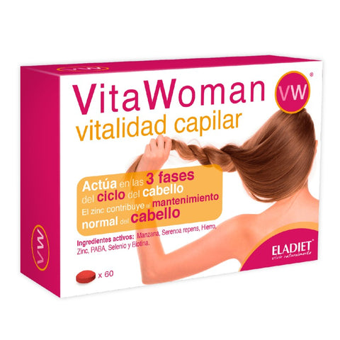 Comprar online VITAWOMAN VITALIDAD CAPILAR 60 Comp de ELADIET. Imagen 1