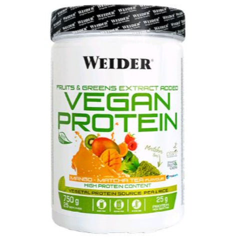Comprar online VEGAN PROTEIN MANGO MATCHA 750 g de WEIDER. Imagen 1
