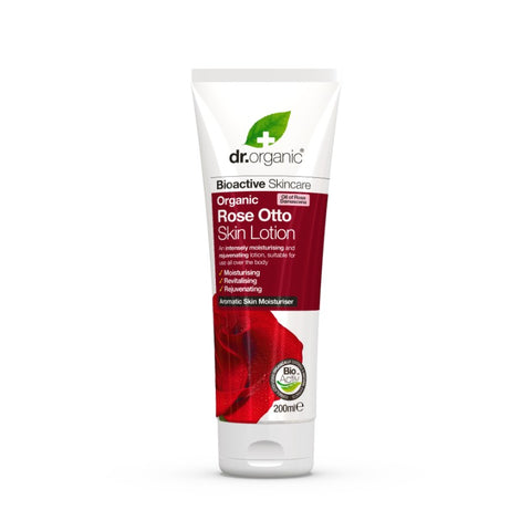 Comprar online LOCION CORPORAL ROSE OTTO 200 ml de DR ORGANIC. Imagen 1