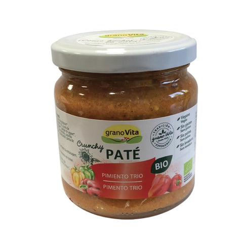 Comprar online PATE CRUNCHY DE TRES PIMIENTOS 175 gr de GRANOVITA. Imagen 1