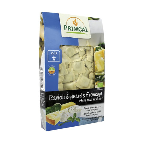 Comprar online RAVIOLIS ESPINACAS QUESO PRIMEAL 250G de PRIMEAL. Imagen 1