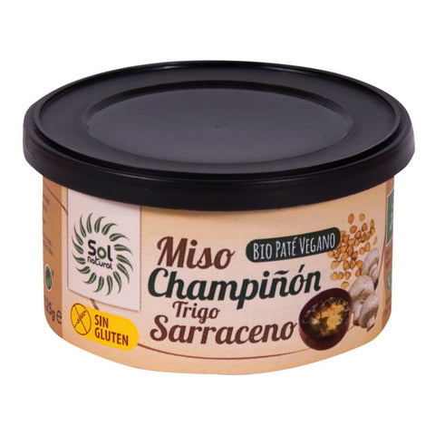 Comprar online PATE MISO/CHAMPIðON/T. SARRACENO BIO 125 g de SOLNATURAL. Imagen 1
