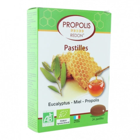Comprar online PASTILLAS PROPOLIS MIEL Y EUCALIPTO 24 pastillas B de REDON. Imagen 1
