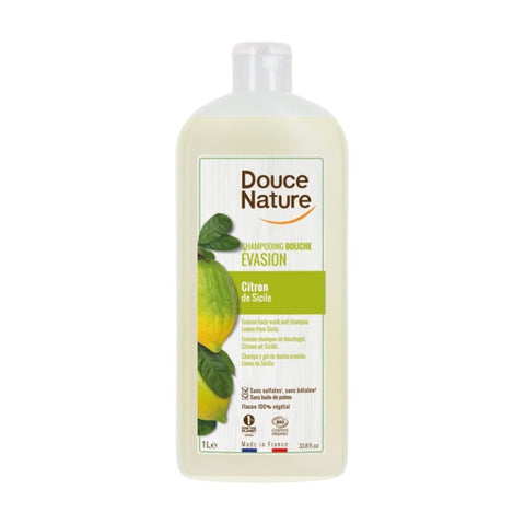 Comprar online CHAMPU GEL DUCHA LIMON DOUCE NATURE 1 L de DOUCE NATURE. Imagen 1